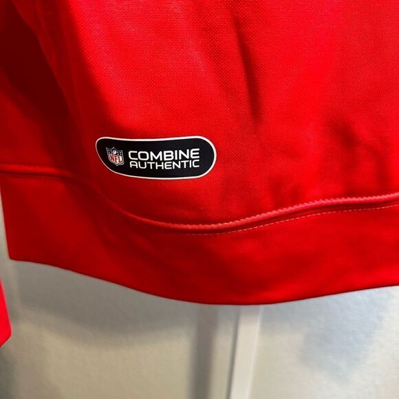 NWT NFL Team Apparel Authentic Red Kansas City Chiefs Hoodie Football - Small - Picture 3 of 9